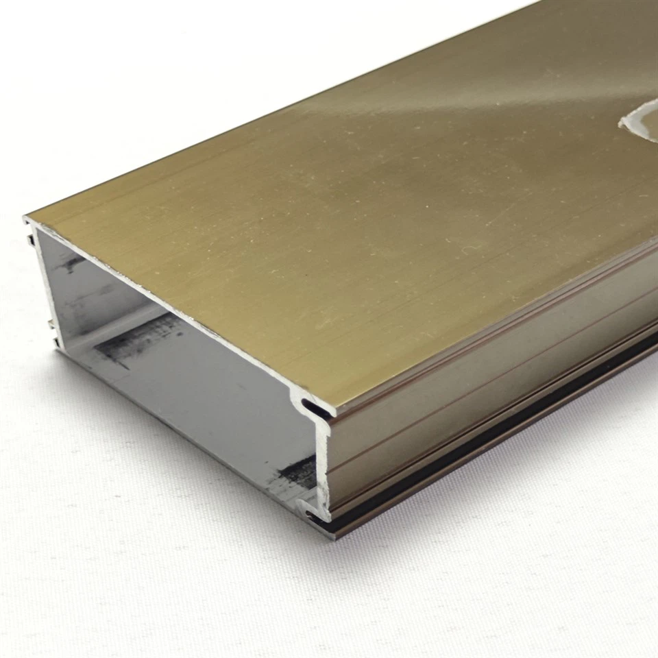 Extruded Aluminium Anodizing Champagne Profiles For Window And Door